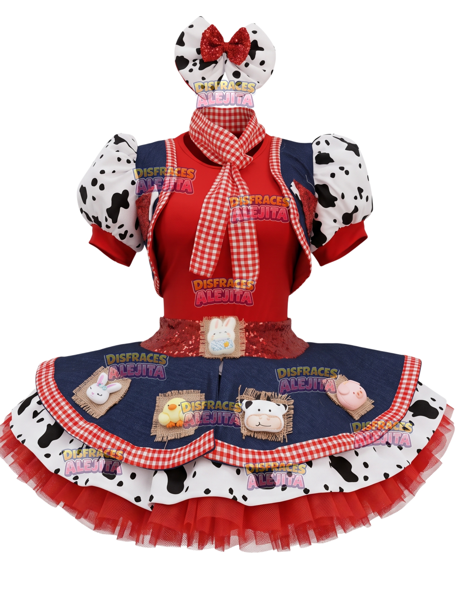 VESTIDO VAQQUERA ROJO